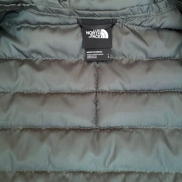 NWT The North Face Men's Stretch Down Vest Olive Green Size Small - Picture 5 of 11